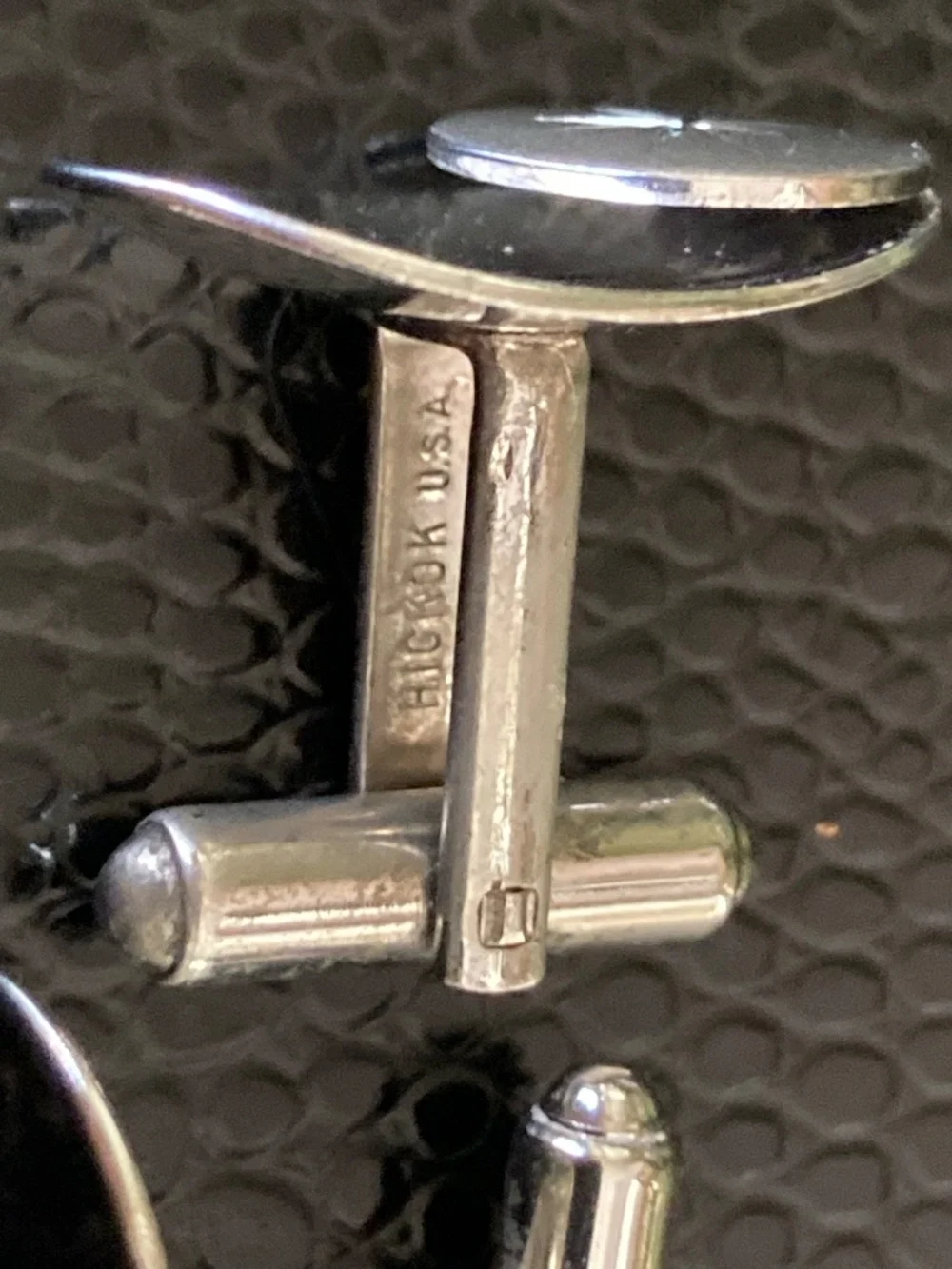 Vintage Swank Silver-Tone Starburst Cufflinks – Mid-Century Formal Wear